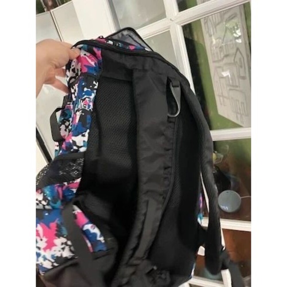 Multi-Color Abstract Pattern Softball Backpack - Picture 3 of 4